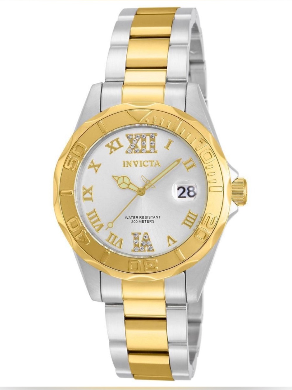 Invicta Two-Tone Gold and Silver Women's Bracelet Watch